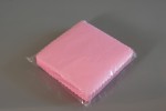 Серветки паперові зубковані (17х17 см, рожеві) (400 шт.)
