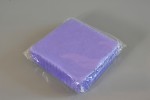 Серветки паперові зубковані (17х17 см, фіолетові) (400 шт.)