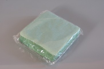 Серветки паперові зубковані (17х17 см, зелені) (400 шт.)