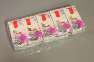Носові хустинки 2- шарові з запахом "Квіти" (10 шт.) Польща