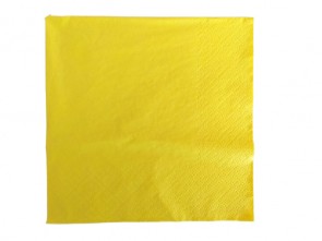 Серветки паперові "BRAUN" жовті (20 шт.)