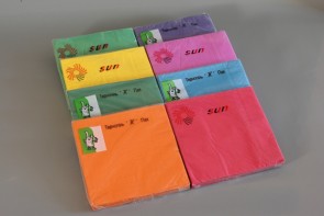 Серветки паперові 3-шарові (насичений колір) (20 шт.)