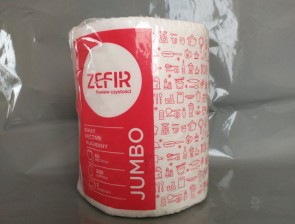 Рушник паперовий 2-шаровий "Zefir Jumbo" (Польща) (1 шт.)
