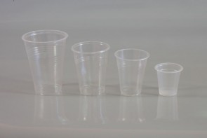 Disposable cup (transparent) (100 pcs.)